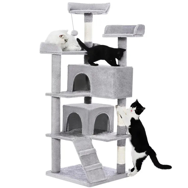 Cat Tree 54-Inch Contemporary Design