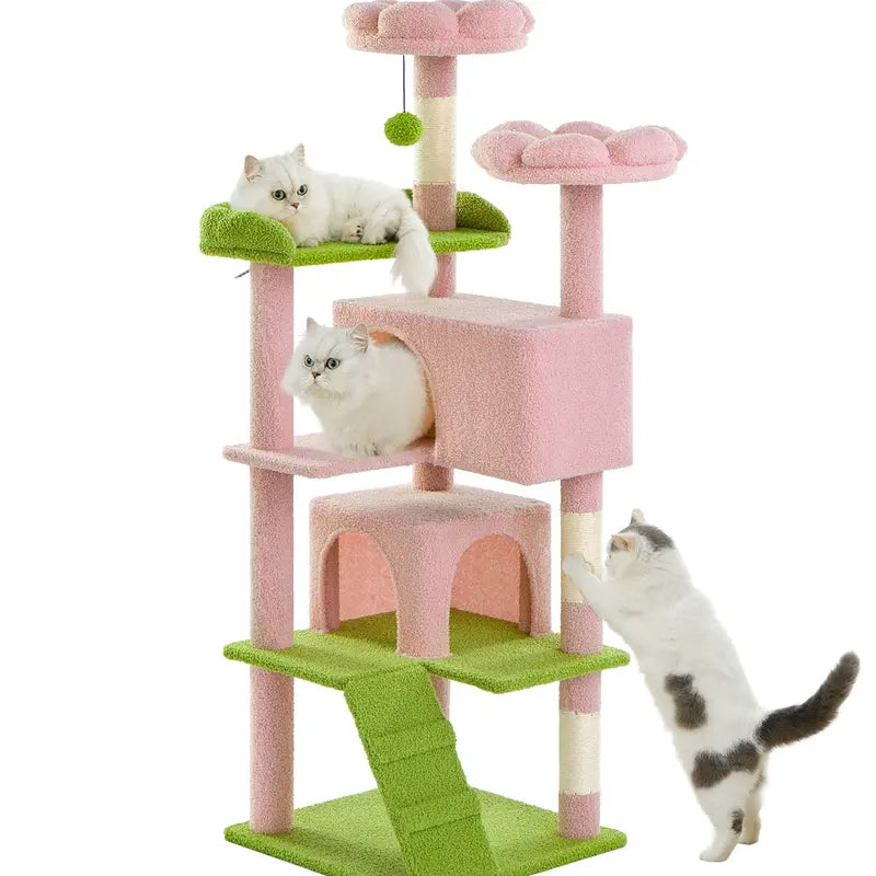 Cat Tree 54-Inch Contemporary Design