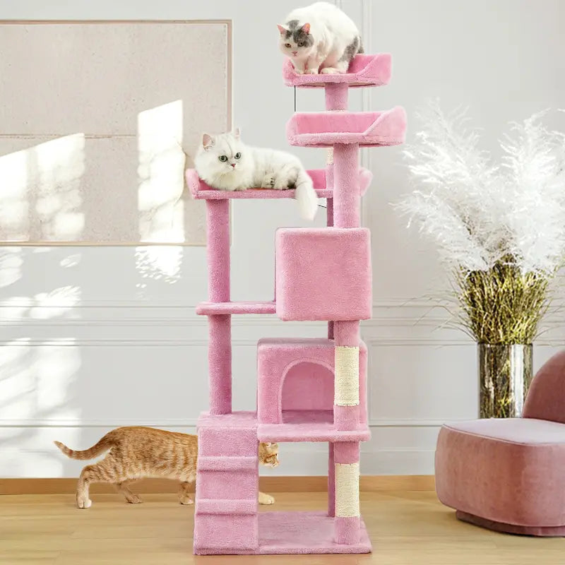 Cat Tree 54-Inch Contemporary Design