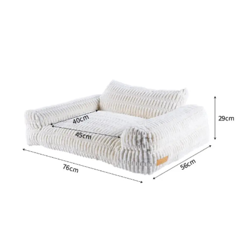 Hand-woven luxury pet bed