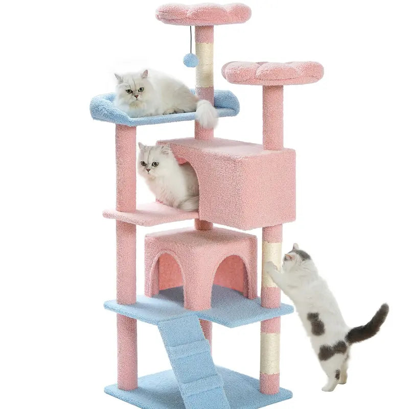 Cat Tree 54-Inch Contemporary Design